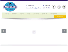 Tablet Screenshot of lennonslandscape.com